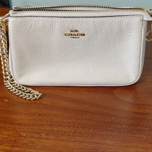 Coach Nolita with gold chain